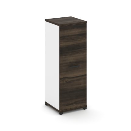 Concept Шкаф 1 узкая секция, 3 ниши CN.STU-316 B Дуб Мали/Белый Бриллиант/Металл Черный 420*420*1186