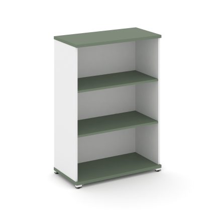 Concept Стеллаж 1 широкая секция, 3 ниши CN.STS-310 Кобо/Белый Бриллиант/Металл Белый 836*420*1186