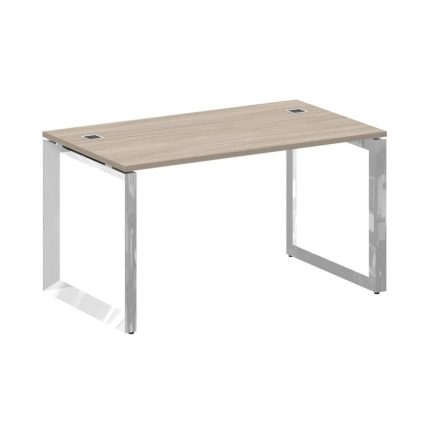 Onix Direct Lux Стол руководителя О-обр. м/к M-O.MO-SRR-3.8 Дуб Аттик/Нержавеющая Сталь/Хром 1380*80