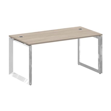Onix Direct Lux Стол руководителя О-обр. м/к M-O.MO-SRR-4.8 Дуб Аттик/Нержавеющая Сталь/Хром 1580*80