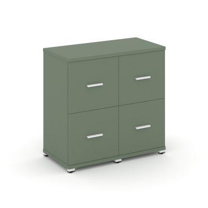 Concept Шкаф 2 узкие секции, 2 ниши CN.STU-222 W Кобо/Металл Белый 836*420*818