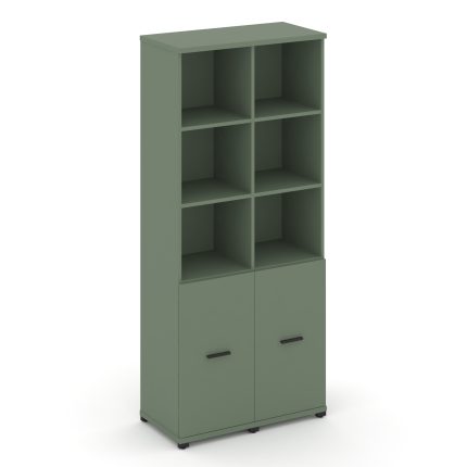 Concept Шкаф 2 узкие секции, 5 ниш CN.STU-521 B Кобо/Металл Черный 836*420*1922