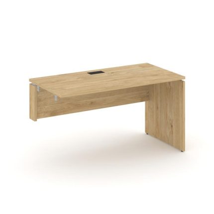 Style Project Стол-приставка к опор. элем. SN-D.OPRS-021(L) Тиквуд Светлый/Черная Заглушка 980*800*7