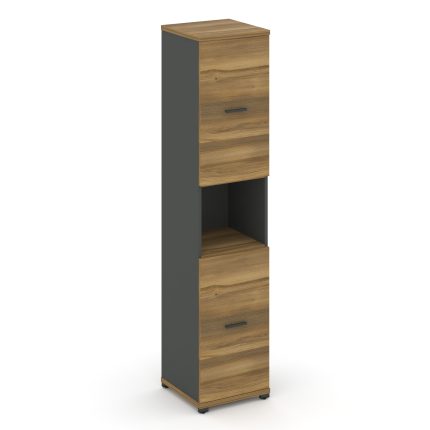 Concept Шкаф 1 узкая секция, 5 ниш CN.STU-513 A Сандал Янтарный/Антрацит/Металл Антрацит 420*420*192