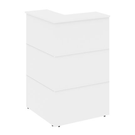 Onix Модуль угловой внешний правый O.R-MU.VNE (R) Белый Бриллиант 736*736*1160