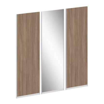 Maris Комплект дверей ЛДСП 2шт+Зеркало 1шт. для шкафа высокого L=1769мм SH.DZDK-2.1 Дуб Аризона 591*