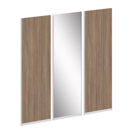 Maris Комплект дверей ЛДСП 2шт+Зеркало 1шт.для шкафа высокого L=2669мм SH.DZDK-8.1 Дуб Аризона 891*3