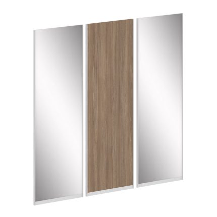 Maris Комплект дверей ЛДСП 1шт+Зеркало 2шт.для шкафа высокого L=1769мм SH.ZDZK-2.1 Дуб Аризона 591*3