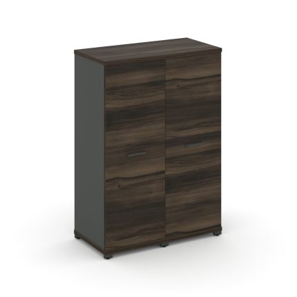 Concept Шкаф 2 узкие секции, 3 ниши CN.STU-326 A Дуб Мали/Антрацит/Металл Антрацит 836*420*1186