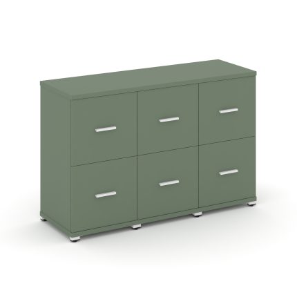 Concept Шкаф 3 узкие секции, 2 ниши CN.STU-232 W Кобо/Металл Белый 1252*420*818