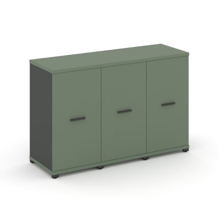 Concept Шкаф 3 узкие секции, 2 ниши CN.STU-233 A Кобо/Антрацит/Металл Антрацит 1252*420*818