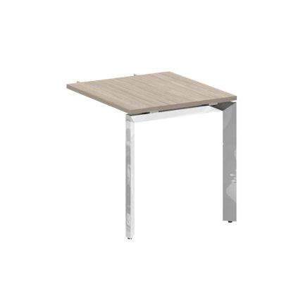 Onix Direct Lux Брифинг-приставка П-обр. м/к M-O.MP-BR-7 Дуб Аттик/Нержавеющая Сталь/Хром 780*720*75