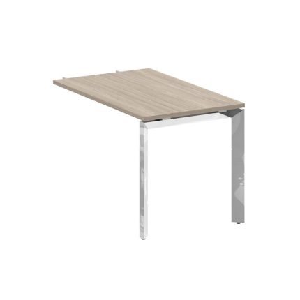 Onix Direct Lux Брифинг-приставка П-обр. м/к M-O.MP-BR-11 Дуб Аттик/Нержавеющая Сталь/Хром 1180*720*