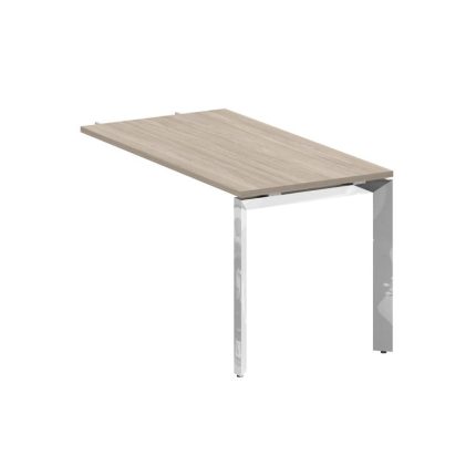 Onix Direct Lux Брифинг-приставка П-обр. м/к M-O.MP-BR-13 Дуб Аттик/Нержавеющая Сталь/Хром 1380*720*