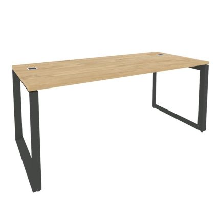 Onix Direct Стол рабочий руководителя на О-образном м/к O.MO-SRR-5.8 Тиквуд Светлый/Металл Антрацит