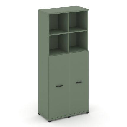 Concept Шкаф 2 узкие секции, 5 ниш CN.STU-524 B Кобо/Металл Черный 836*420*1922