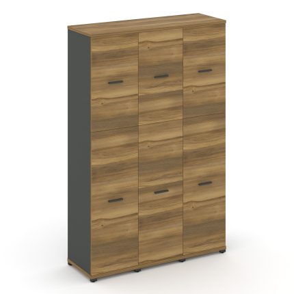 Concept Шкаф 3 узкие секции, 5 ниш CN.STU-535 A Сандал Янтарный/Антрацит/Металл Антрацит 1252*420*19