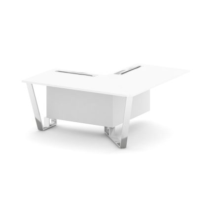 Steel Meet Проходной угловой модуль правый MFK-PR.B.SPPOU-16(R) Белый/МДФ Ультраматт Белый Бриллиант