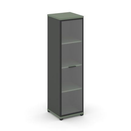 Concept Шкаф 1 узкая секция, 4 ниши CN.STU-416 RPB A Кобо/Антрацит/Металл Антрацит/Прозрачный 420*42