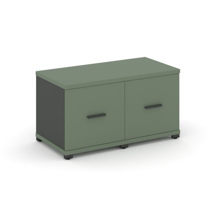 Concept Шкаф 2 узкие секции, 1 ниша CN.STU-123 A Кобо/Антрацит/Металл Антрацит 836*420*450