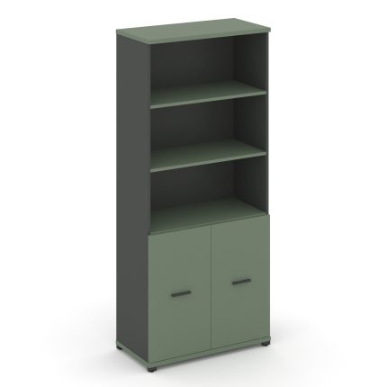 Concept Шкаф 1 широкая секция, 5 ниш CN.STS-511 A Кобо/Антрацит/Металл Антрацит 836*420*1922