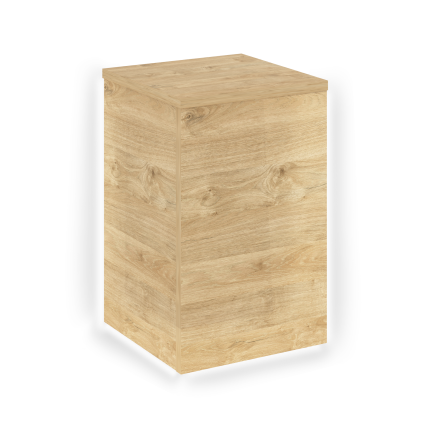 Onix Накладка высокая угловая внешняя с подсветкой правая O.R-NU.V.VNE.S (R) Тиквуд Светлый 432*432*