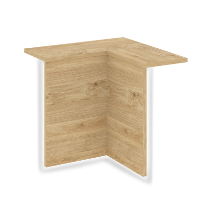 Onix Накладка угловая высокая внутренняя с подсветкой левая O.R-NU.V.VNU.S (L) Тиквуд Светлый 759*75