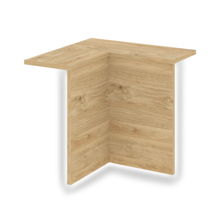 Onix Накладка угловая высокая внутренняя с подсветкой правая O.R-NU.V.VNU.S (R) Тиквуд Светлый 759*7