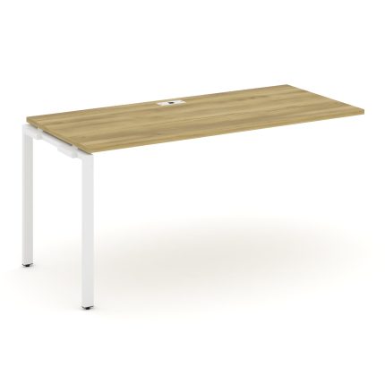 Concept Наборный элемент рабочей станциии CN.ONRS-004 Дуб Винченцо/Металл Белый 1580*720*750