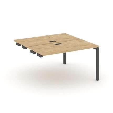 Style Project Стол-приставка к опор. элем. SN-5P.DPRS-003 Тиквуд Светлый/Металл Антрацит 1380*1232*7