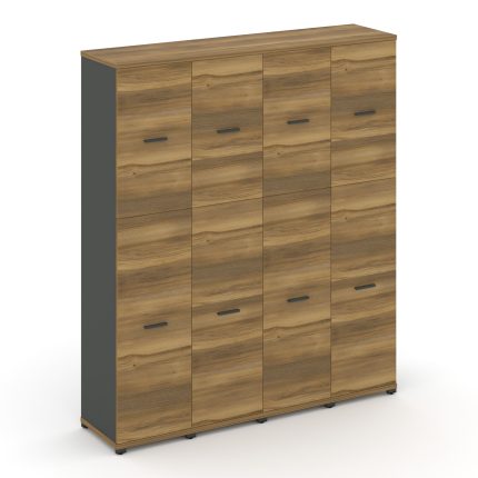 Concept Шкаф 4 узкие секции, 5 ниш CN.STU-545 A Сандал Янтарный/Антрацит/Металл Антрацит 1668*420*19