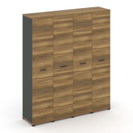 Concept Шкаф 4 узкие секции, 5 ниш CN.STU-548 A Сандал Янтарный/Антрацит/Металл Антрацит 1668*420*19