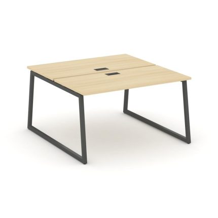 Style Project Рабочая станция 2-х сторон. SN-4T1.DRS-011 Акация Лорка/Металл Антрацит/Заглушка Пласт