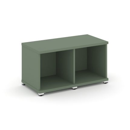 Concept Стеллаж 2 узкие секции, 1 ниша CN.STU-120 Кобо/Металл Белый 836*420*450