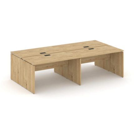 Style Project Рабочая станция 2-х сторон. SN-D.DRS-042 Тиквуд Светлый/Черная Заглушка 2360*1432*750