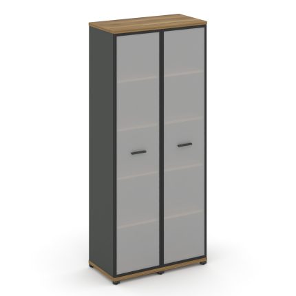 Concept Шкаф 2 узкие секции, 5 ниш CN.STU-528 RMB A Сандал Янтарный/Антрацит/Металл Антрацит/Сатин 8