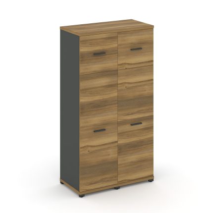 Concept Шкаф 2 узкие секции, 4 ниши CN.STU-424 A Сандал Янтарный/Антрацит/Металл Антрацит 836*420*15