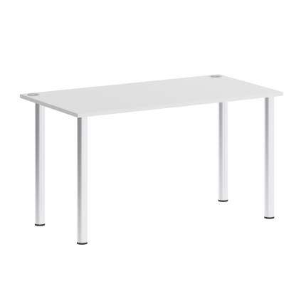 Home Office Стол письменный VR.SP-3-138 Белый Бриллиант/Хром 1380*720*750