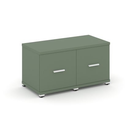 Concept Шкаф 2 узкие секции, 1 ниша CN.STU-123 W Кобо/Металл Белый 836*420*450