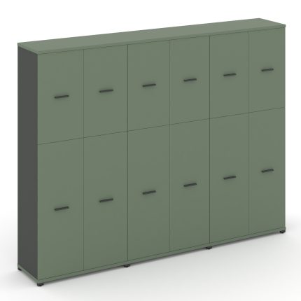 Concept Шкаф 3 широкие секции, 5 ниш CN.STS-535 A Кобо/Антрацит/Металл Антрацит 2500*420*1922