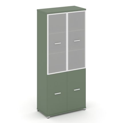 Concept Шкаф 1 широкая секция, 5 ниш CN.STS-512 RMW W Кобо/Металл Белый/Сатин 836*420*1922