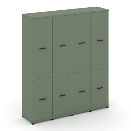 Concept Шкаф 4 узкие секции, 5 ниш CN.STU-542 B Кобо/Металл Черный 1668*420*1922