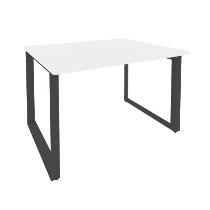 Onix Стол переговорный O.MO-PRG-1.2 Белый Бриллиант/Металл Антрацит 1180*980*750