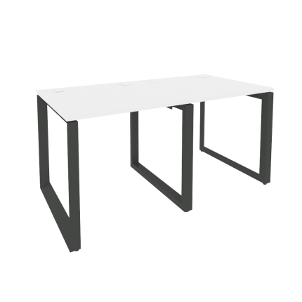 Onix Рабочая станция на О-образном м/к O.MO-RS-2.0.8 Белый Бриллиант/Металл Антрацит 1560*800*750