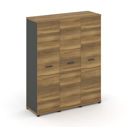 Concept Шкаф 3 узкие секции, 4 ниши CN.STU-436 A Сандал Янтарный/Антрацит/Металл Антрацит 1252*420*1