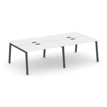 Style Project Рабочая станция 2-х сторон. SN-5A.DRS-034 Белый/Металл Антрацит 3160*1232*750