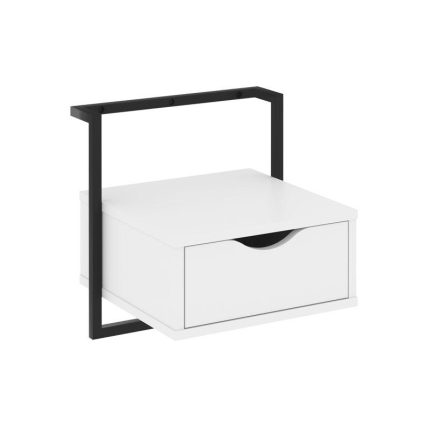 Loft Тумба навесная (крепление к стене) VR.L-SY1 Белый Бриллиант/Металл Черный 450*409*450