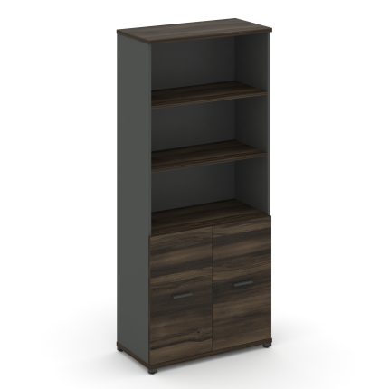 Concept Шкаф 1 широкая секция, 5 ниш CN.STS-511 A Дуб Мали/Антрацит/Металл Антрацит 836*420*1922