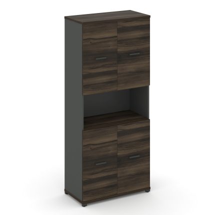 Concept Шкаф 1 широкая секция, 5 ниш CN.STS-513 A Дуб Мали/Антрацит/Металл Антрацит 836*420*1922