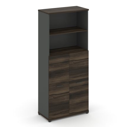 Concept Шкаф 1 широкая секция, 5 ниш CN.STS-514 A Дуб Мали/Антрацит/Металл Антрацит 836*420*1922